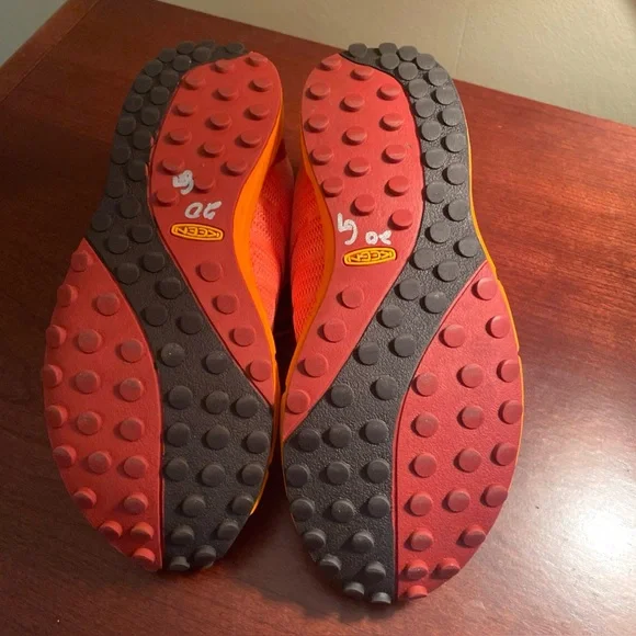 KEEN Women's All Terrain Trail Running Shoes Size 7.5 52014-LCJR Orange GTS 1110 - Picture 8 of 10